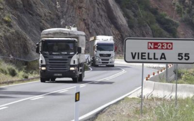 MODIFICACIONES EN LAS RESTRICCIONES EN LA N-230 PARA VEHÍCULOS PESADOS