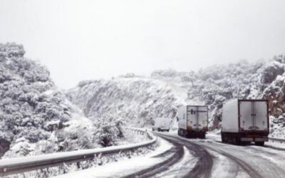 Cambio drástico en las temperaturas y nevadas a partir de este lunes por la llegada de una masa de aire fría de origen polar