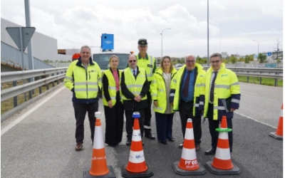 La DGT utilizará conos conectados para la señalización de las obras en carretera