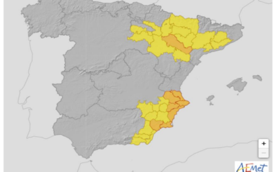 Las fuertes lluvias complican la circulación en Murcia, la Comunidad Valenciana y Andalucía